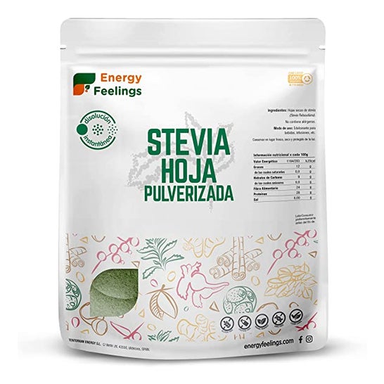 Energy Feelings Stevia Feuille en Poudre 100g