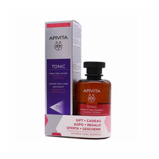 Apivita Anti Hair Loss Lotion Pack 150ml + Toning Shampoo for Women 250ml