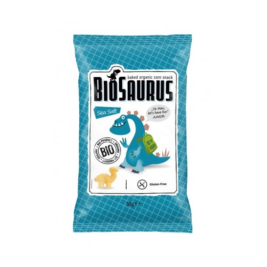 BioSaurus Sel de Mer Snack Sans Gluten Bio 50g