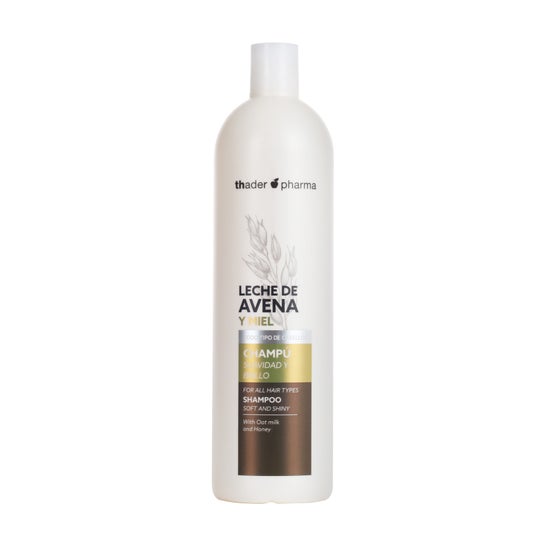 Thader Pharma Shampooing Tous Types de Cheveux Avoine et Gelée Royale 1 L