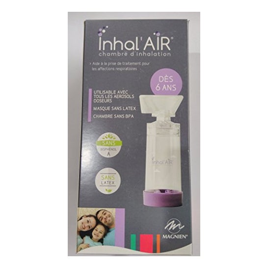 Magnien Inhal'Air Inhalateur Adulte Enfant +6 Ans 1 unité