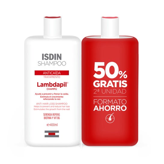 ISDIN Lambdapil Shampooing Anti-Chute 2x400ml