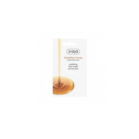 Masque facial calmant au miel de Ziaja et au pissenlit 7ml