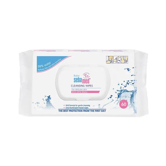 Sebamed Lingettes Nettoyantes Pour Bébé 60uts Sebamed Lingettes Nettoyantes Pour Bébé 60uts