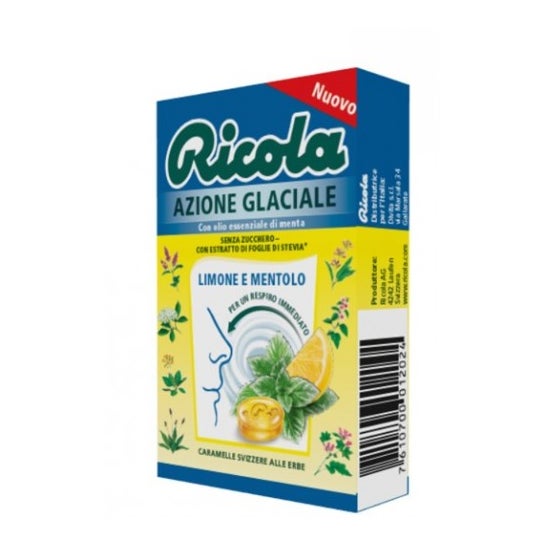 Ricola Glacial Action Citron et Menthol 50g