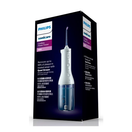 Philips Hydropulseur Power Flosser sans fil Blanc 1ut
