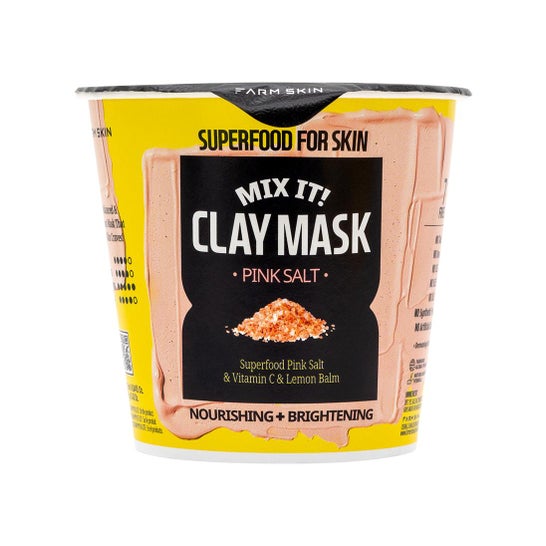 Farm Skin Kit Mix It Masque Argile Nourrissant Pink Salt
