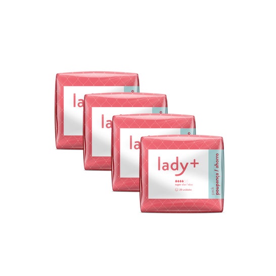 Lady+ Compresse Super Wings 4x20uts