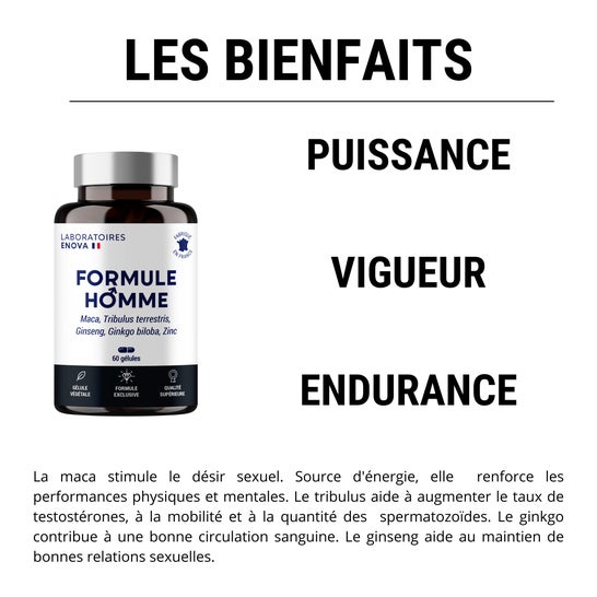 Laboratoires Enova Formule Homme 60 Gélules