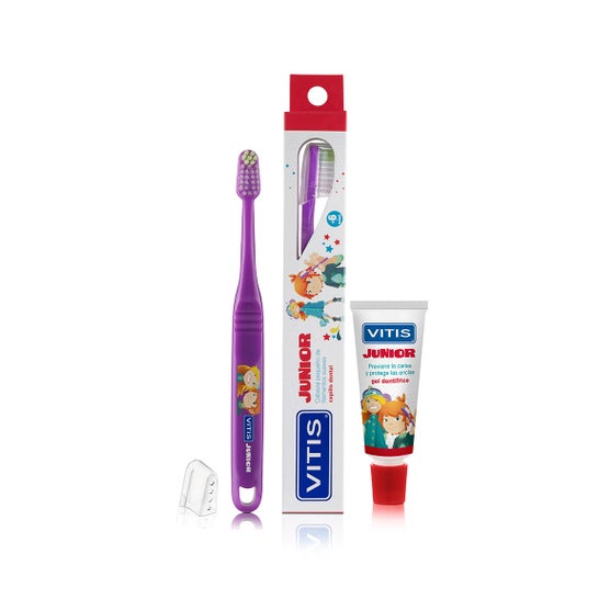 Vitis Junior Ensemble brosse à dents + dentifrice