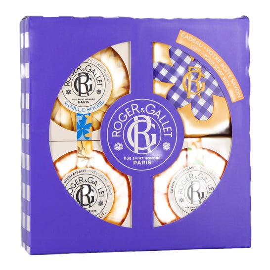 Roger & Gallet Coffret 3 Savons Vanille Soleil Néroli Bois d'Orange