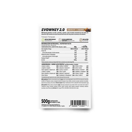 HSN Evowhey Protein Chocolate y Caramelo 500g