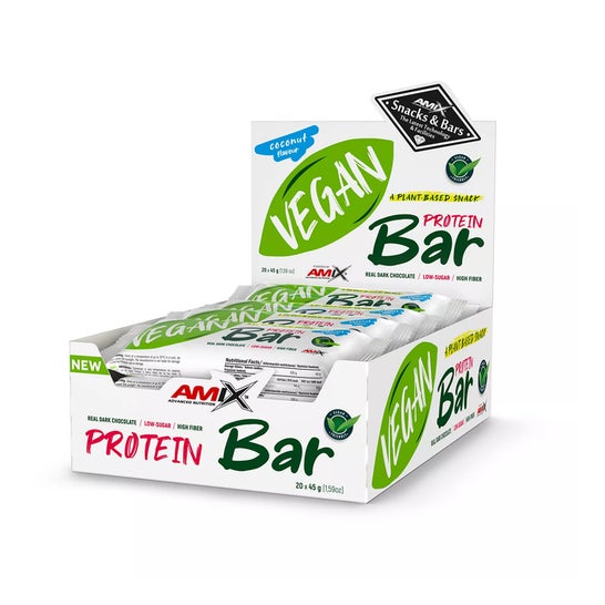 Amix Vegan Protein Bar Coco 20x45g