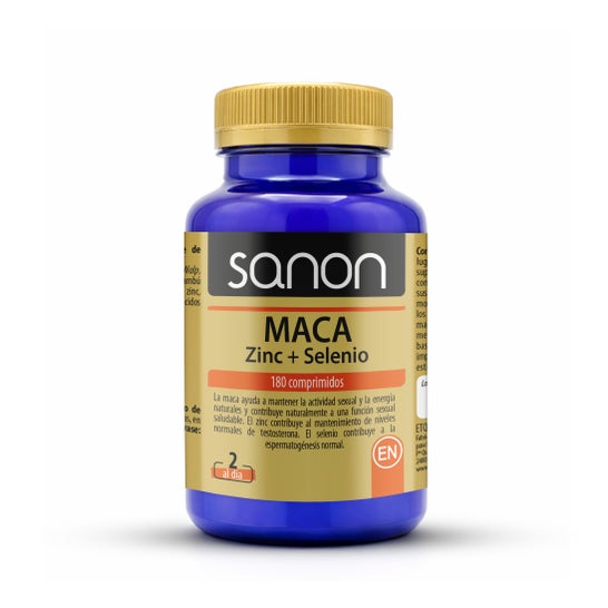 Sanon Maca, Zinc + Sélénium 180 compr.