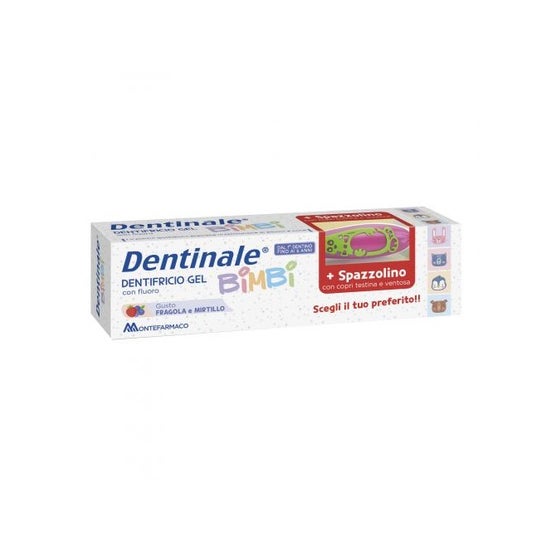 Montefarmaco Dentinale Dentifrice Fluoré + Pinceau Set