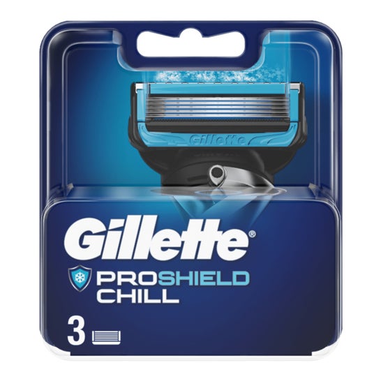 Gillette Pack Fusion Pack Fusion Proshield Chill Charger 3 Recharges