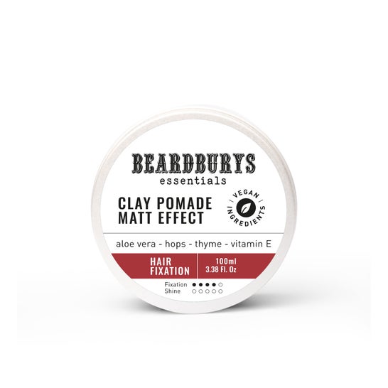 Beardburys Essentials Cire Clay Pomade Effet Mat 100ml