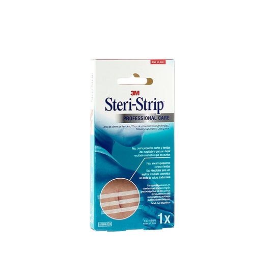 3M Steri-Strip Bandelette Adhésive Suture 6x75mm 3 Strips