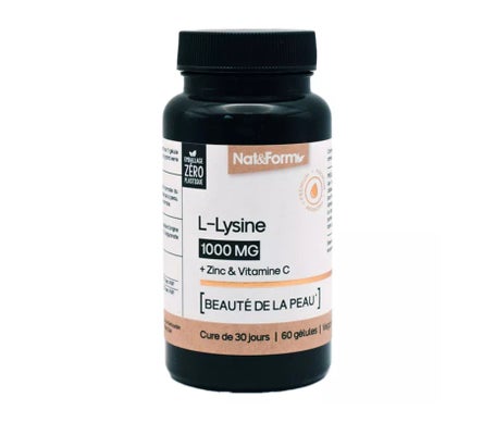 Nat&Form L-Lysine 1000mg 60 Gélules