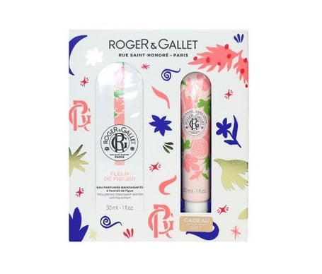 Roger & Gallet Fleur De Figuier Coffret Eau Parfumée Bienfaisante 30ml + Crème Mains 30ml