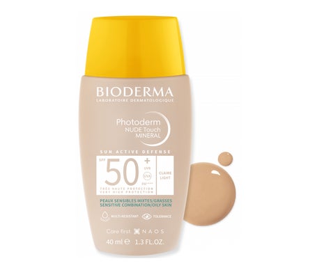 Bioderma Photoderm Nude Touch Mineral SPF50+ Teinte Claire 40ml