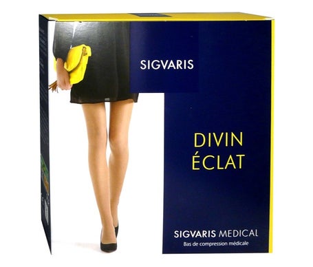 Sigvaris C2 Divin Éclat Bas Autofix Nude NS 1 Paire