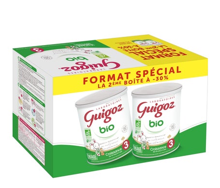 Guigoz Lait de Croissance 3 Bio 2x800g