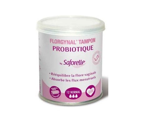 Saforelle Florgynal Tampon Probiotique Normal 12 Tampons