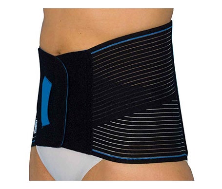 Prim Action Gaine Lombaire Respirante Velcro 4 Vari T/P 82-90cm Noir 980