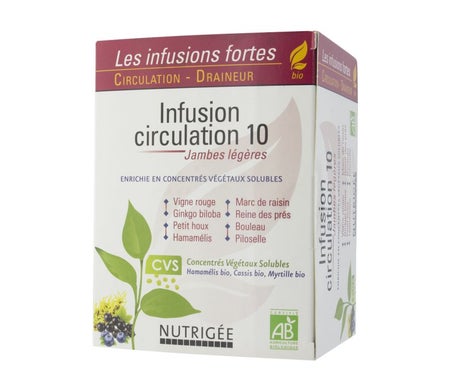 Nutrigee Infusion Circulation 10 Piernas Ligeras 30 Sobres