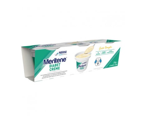 Meritene Crème Diabète Vanille 3x125g