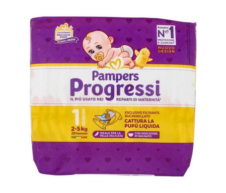 Pampers Progrès Nouveau-né 28Pcs