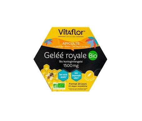 Vitaflor Gelée Royale Bio 1500mg 30 Ampoules
