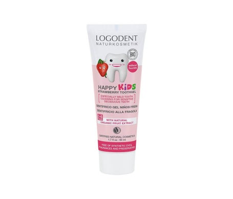 Logona Gel dentifrice pour enfants à la fraise 50ml