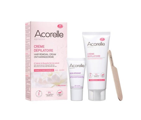 Acorelle Crème Dépilatoire Visage et Zones Sensibles 150ml