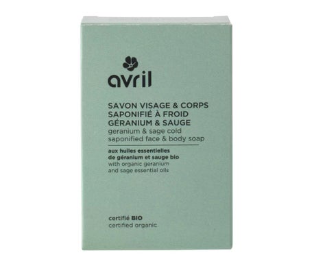 Avril Jabón Facial Corporal Geranio Salvia 100g
