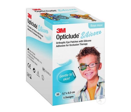 3M Opticlude Patchs Silicone Boy Maxi 50uts