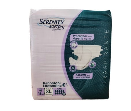 Serenity Mut Soft Dry Sensitive Couche Maxi TXL 15uts