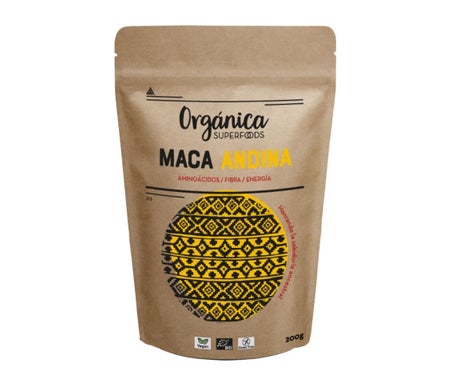 Organica Superfoods Maca Andine Poudre Sans Gluten Bio Vegan 200g
