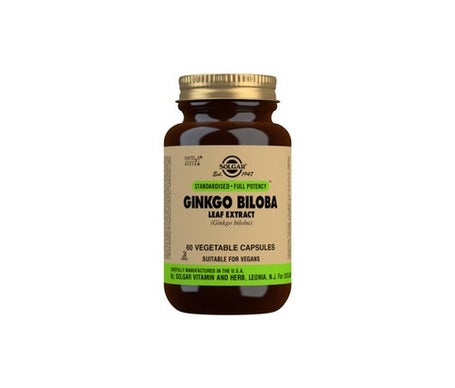Solgar Ginkgo Biloba Leaf Extract 60caps. Légumes