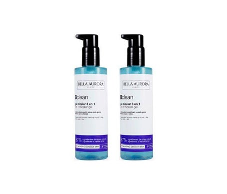 Bella Aurora Bclean Gel Micellaire 3 en 1 Peau Sensible 2x200ml