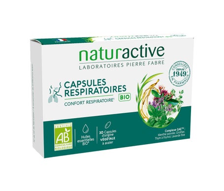 Naturactive Capsules Respiratoires BIO 30caps
