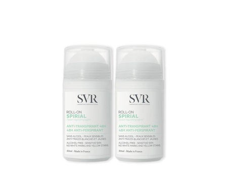 SVR Spirial Roll-On Déodorant Anti-Transpirant Intense 48h 2x50ml