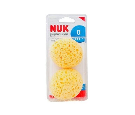 Éponges végétales Nuk bébé 2uds
