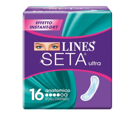 Lines Seta Ultra Serviettes Anatomique 16uts