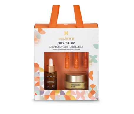 Sesderma Créez Votre Lumière Pack C-Vit Crème + Sérum + 3 Ampoules