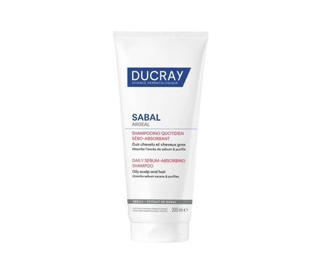 Ducray Sabal Argeal Shampooing Quotidien Sébo Absorbant 200ml