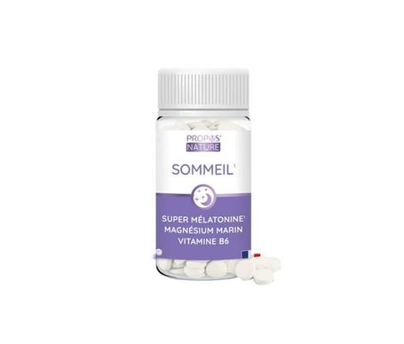 Propos'Nature Mélatonine Magnésium Vitamine B6 60 Comprimés