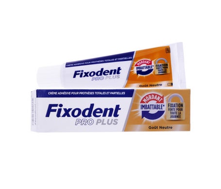 Fixodent Pro Plus Mordant Imbattable Crème Adhésive 40g