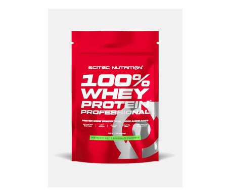 Scitec Nutrition 100% Whey Protein Professional 500 Gr - FÃ³Rmula Mejorada Sin Gluten Ni AzÃºCares Gosto Chocolate Branco-Pistache-image
